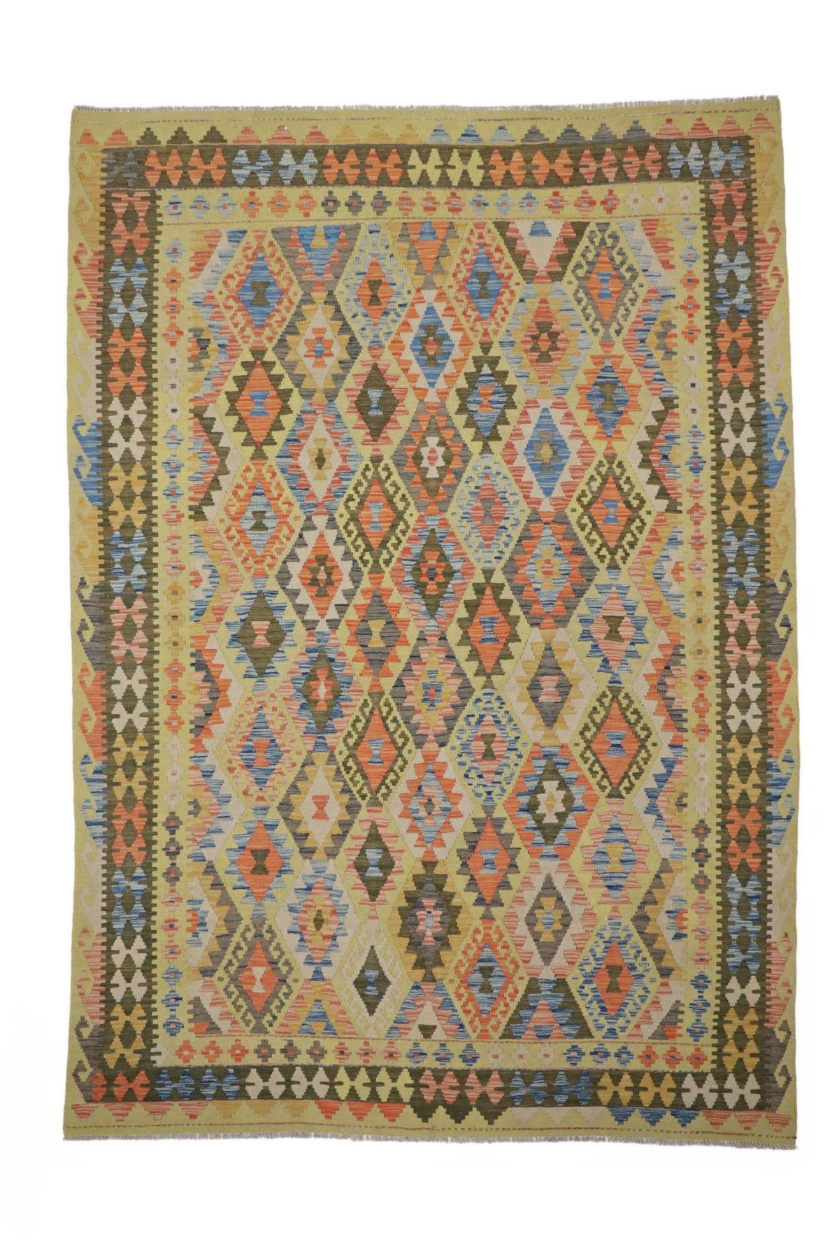 Kilim Afghan Old Tradition 292 x 207 cm