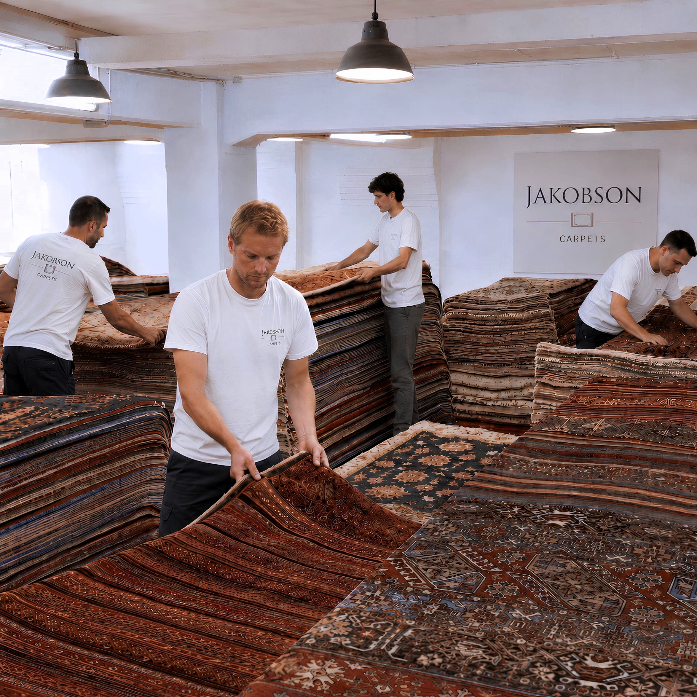 Magazzino e spedizioni di Jakobson Carpets